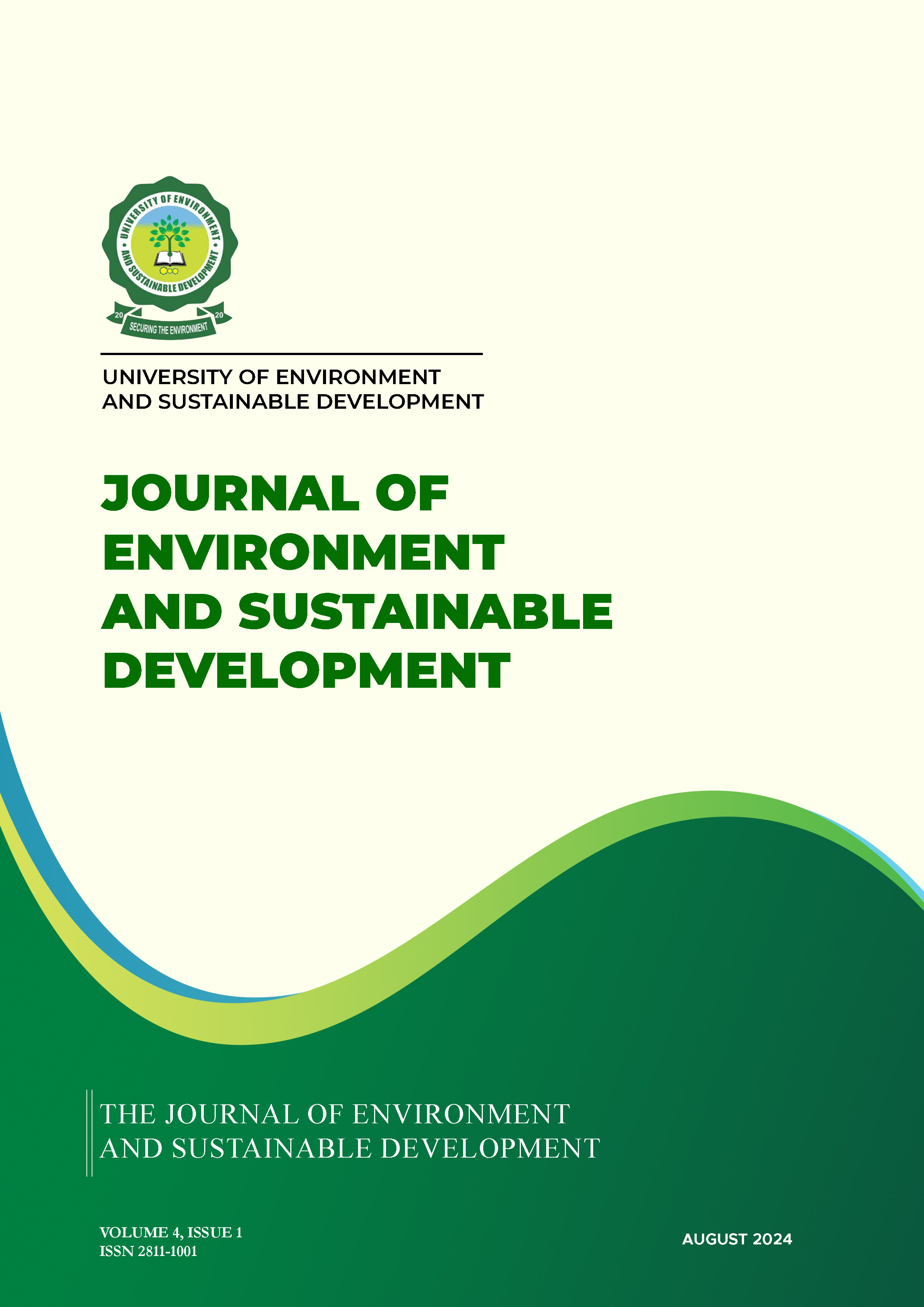 					View Vol. 4 No. 1 (2024): Journal of Environment and Sustainable Development
				